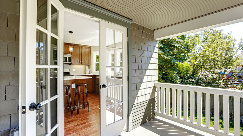 Home Deck and Kitchen