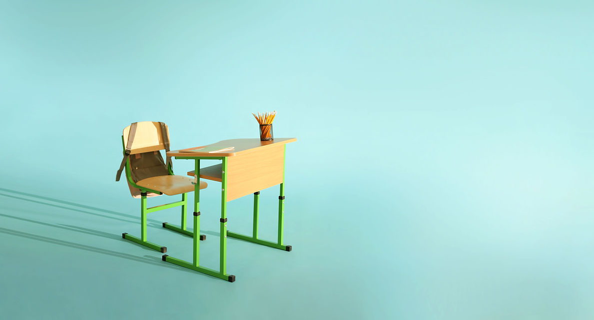 School Desk Setup