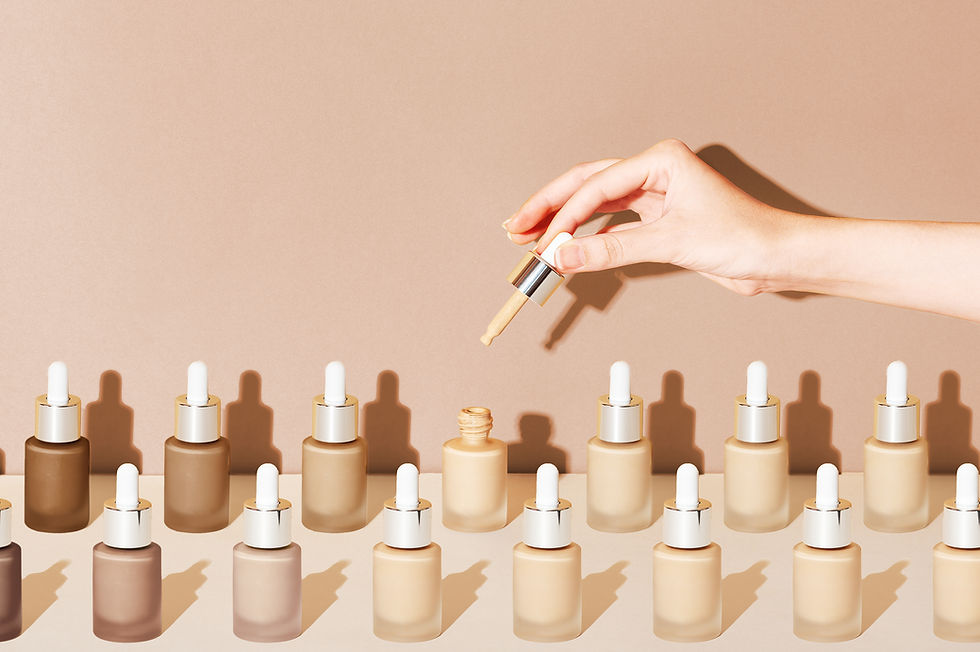 Foundation Bottles Display
