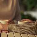 Comforting Hands Moment
