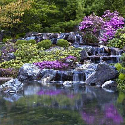 Garten Wasserfall