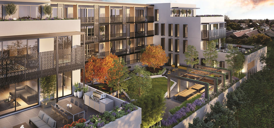 Complexe de logements modernes