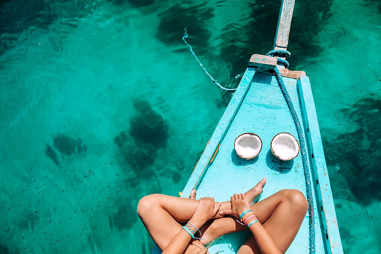 Boat and Coconut Shell