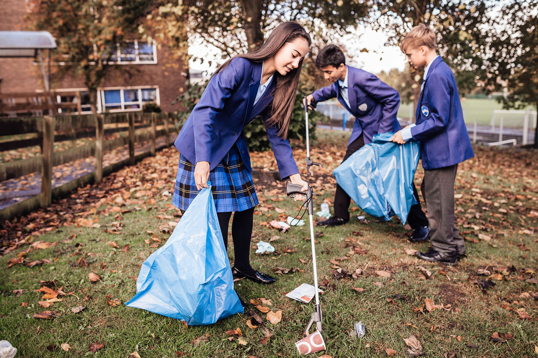 Picking Up Litter
