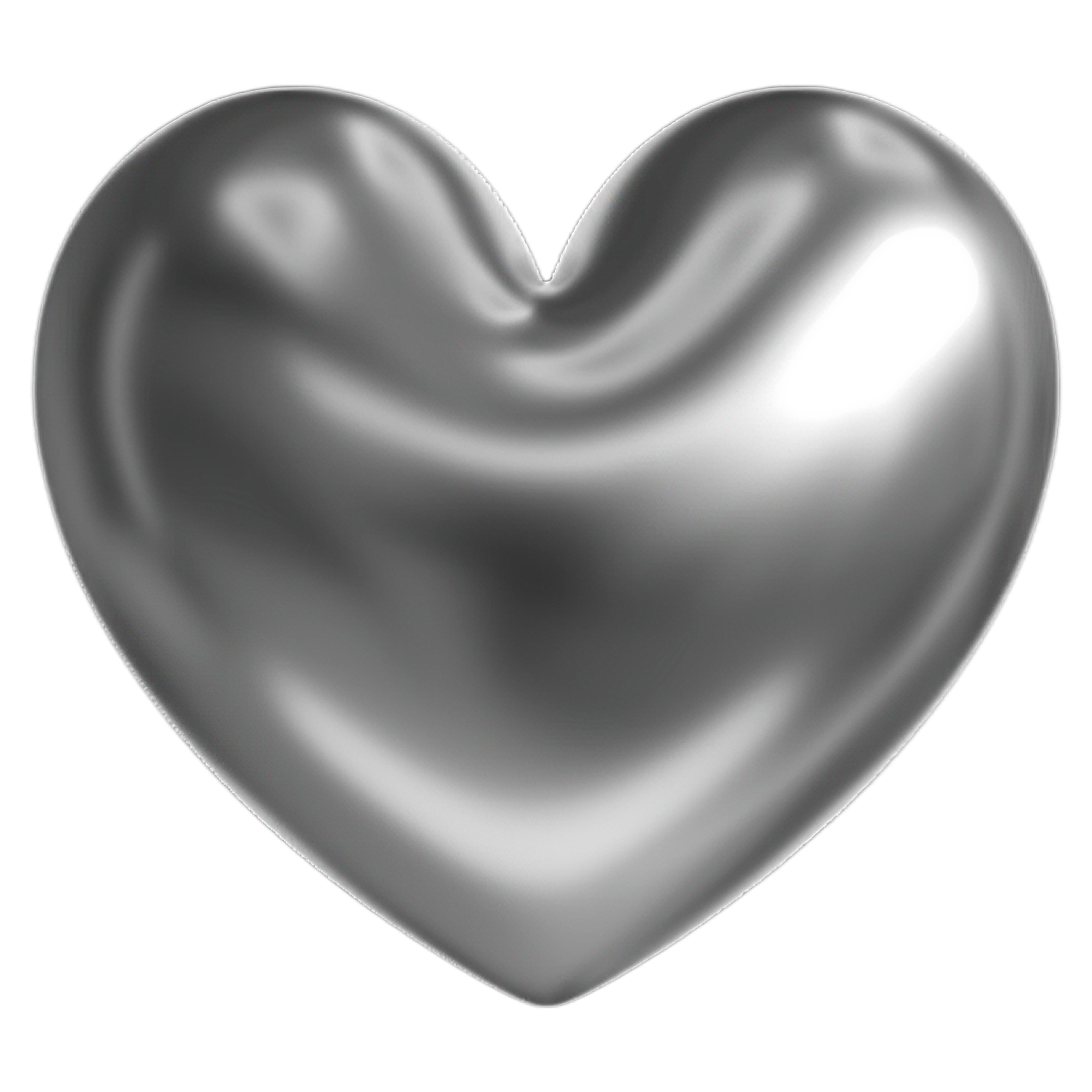 Silver Heart Shape
