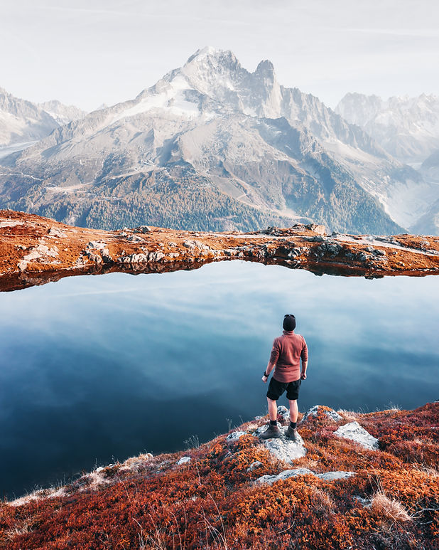 Mountain Reflection View