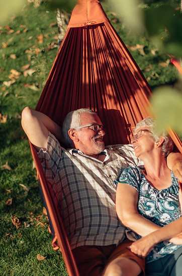 Couple in a hammock