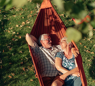 Couple in a hammock