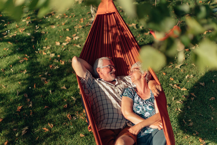 Couple in a hammock