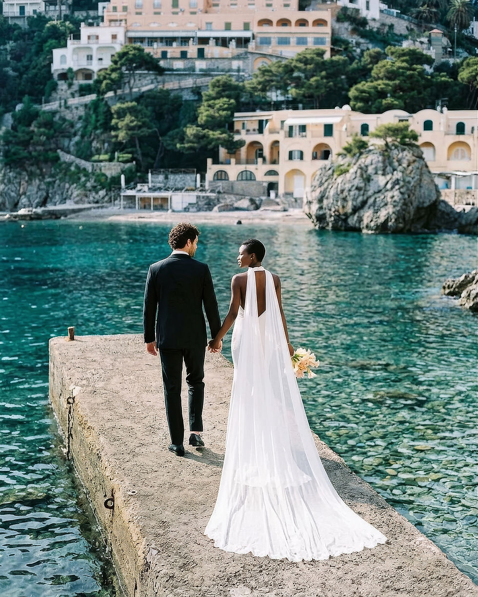 Seaside Wedding Couple