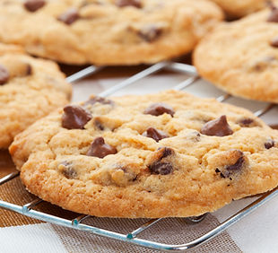 Gâteaux avec des pépites de chocolat