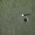 Golf Ball Near Hole