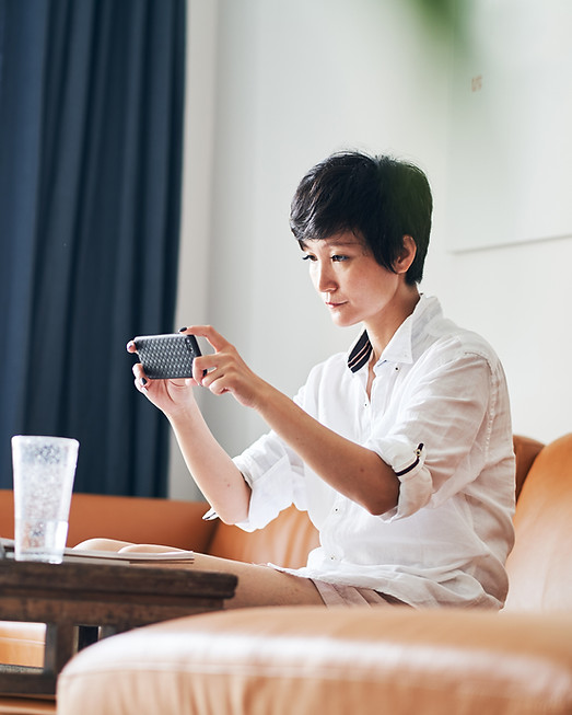 Woman Using Smartphone