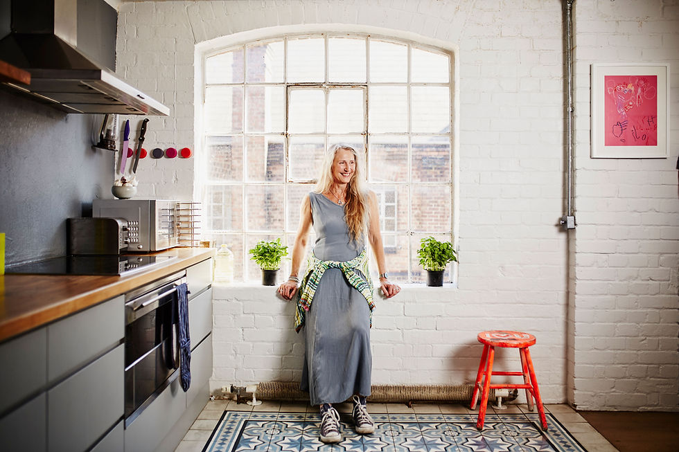Standing in Kitchen
