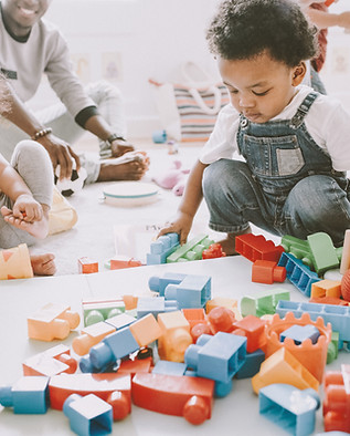 Kids Playing with Lego