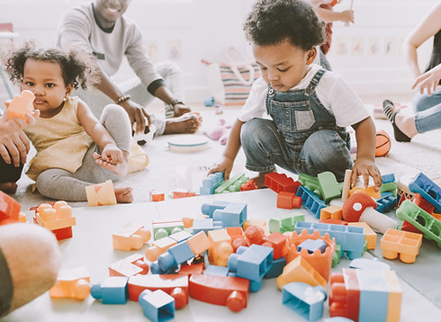 Kids Playing with Lego