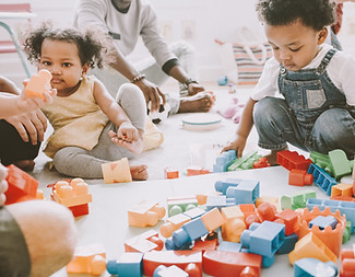 Kids Playing with Lego