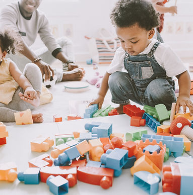 Kids Playing with Lego