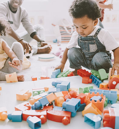 Kids Playing with Lego