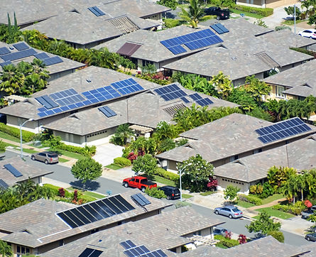 Residential Buildings with Solar Panels