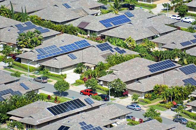 Residential Buildings with Solar Panels