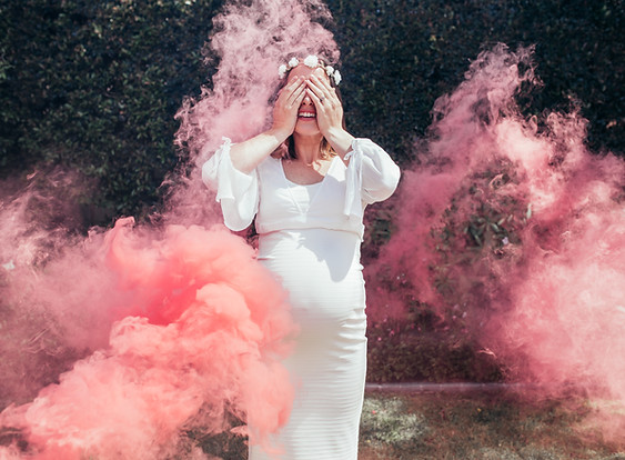 Pink Smoke Celebration