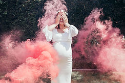 Surprised Pregnant Woman