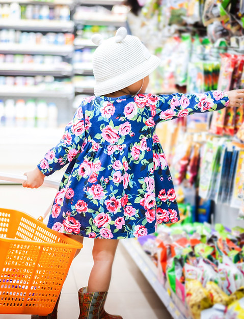 Kid Grocery Shopping