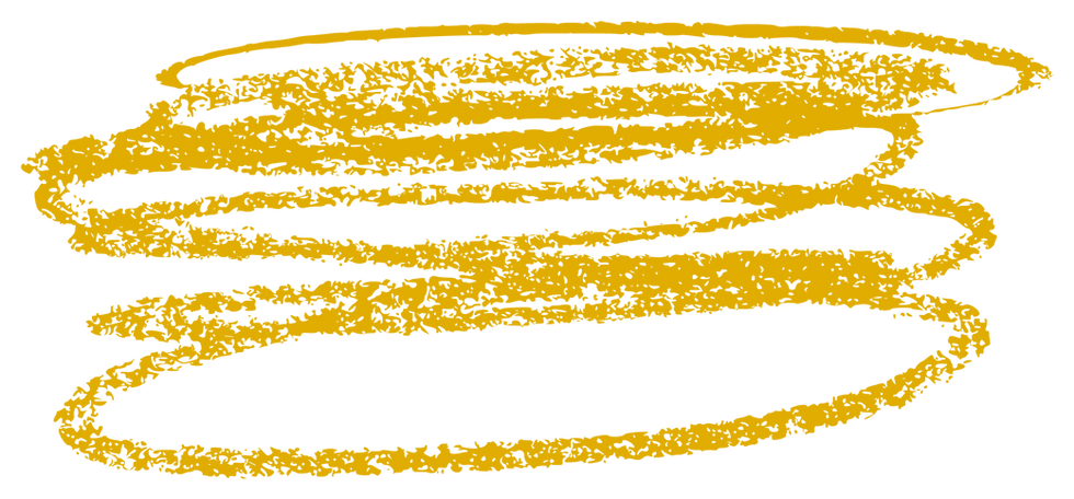 Yellow Scribble Art