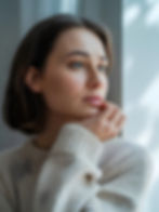 Pensive Woman Portrait