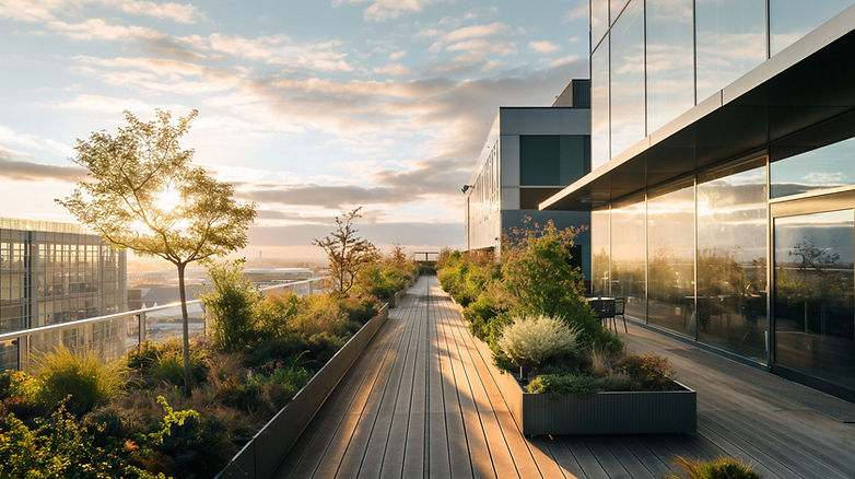 Modern Rooftop Garden
