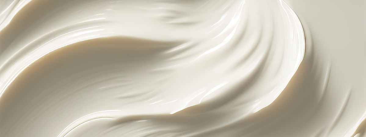 Romige textuur close-up