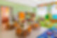 Interior view of kindergarten’s new playroom
