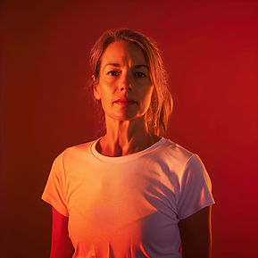 Woman wearing white shirt