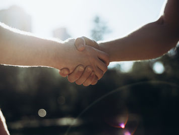 Handshake to begin project