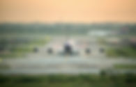 A plane on a runway