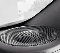 Car Speaker Close-Up