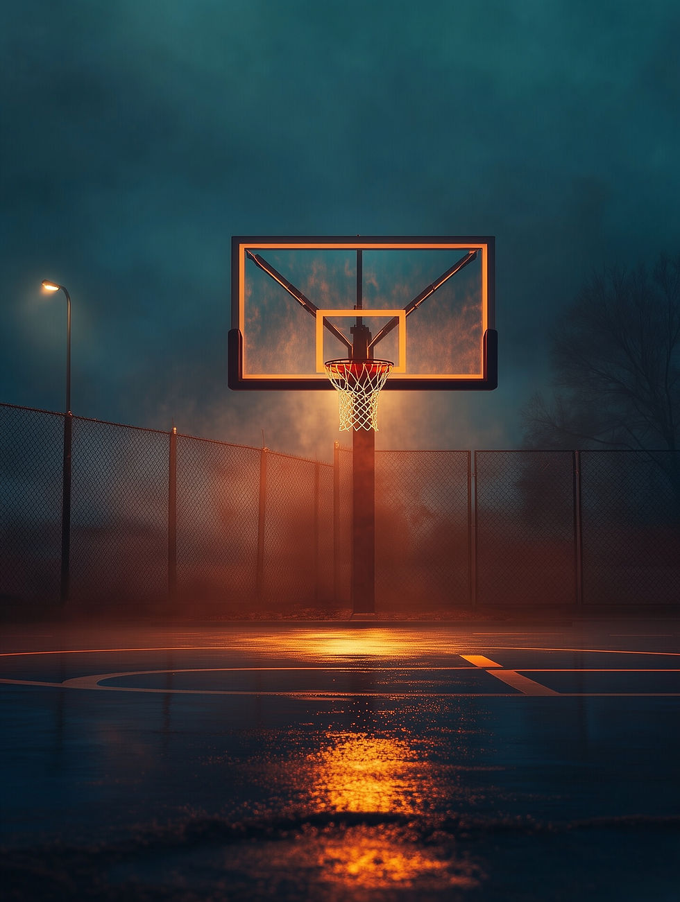 Basketball Hoop Glow
