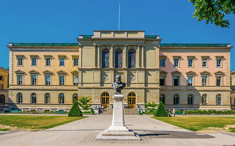 University bust statue