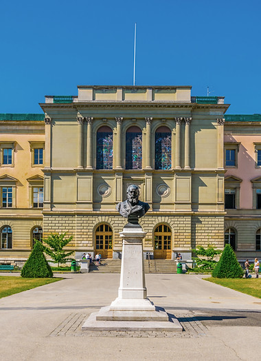 University bust statue