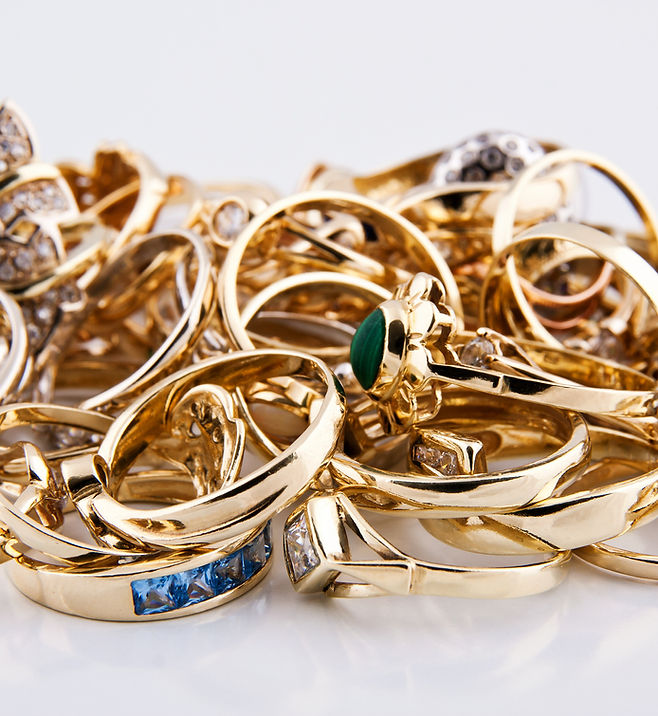 Pile Of Gold Rings