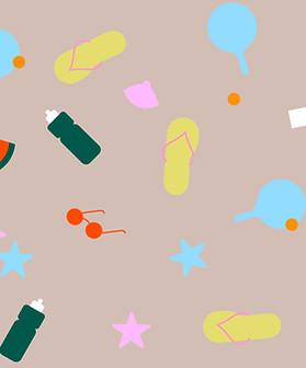 Summer-themed pattern design