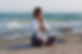 Meditieren am Strand