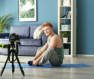Filming a Fitness Video