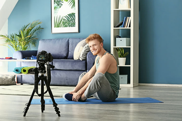 Filming a Fitness Video