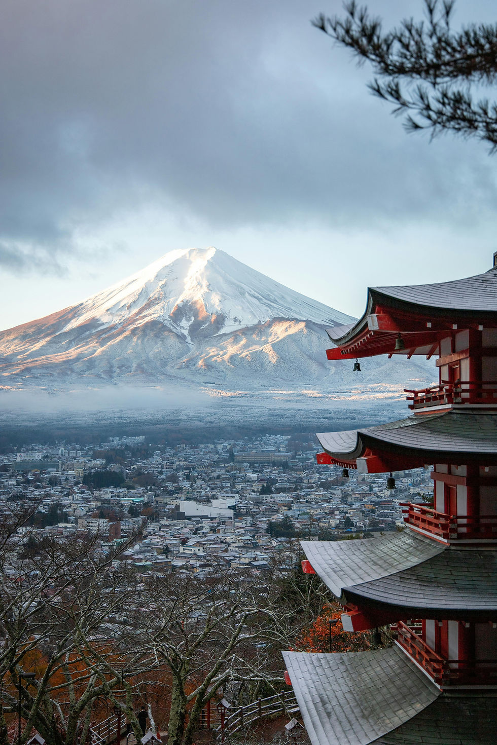 Vue sur le mont Fuji