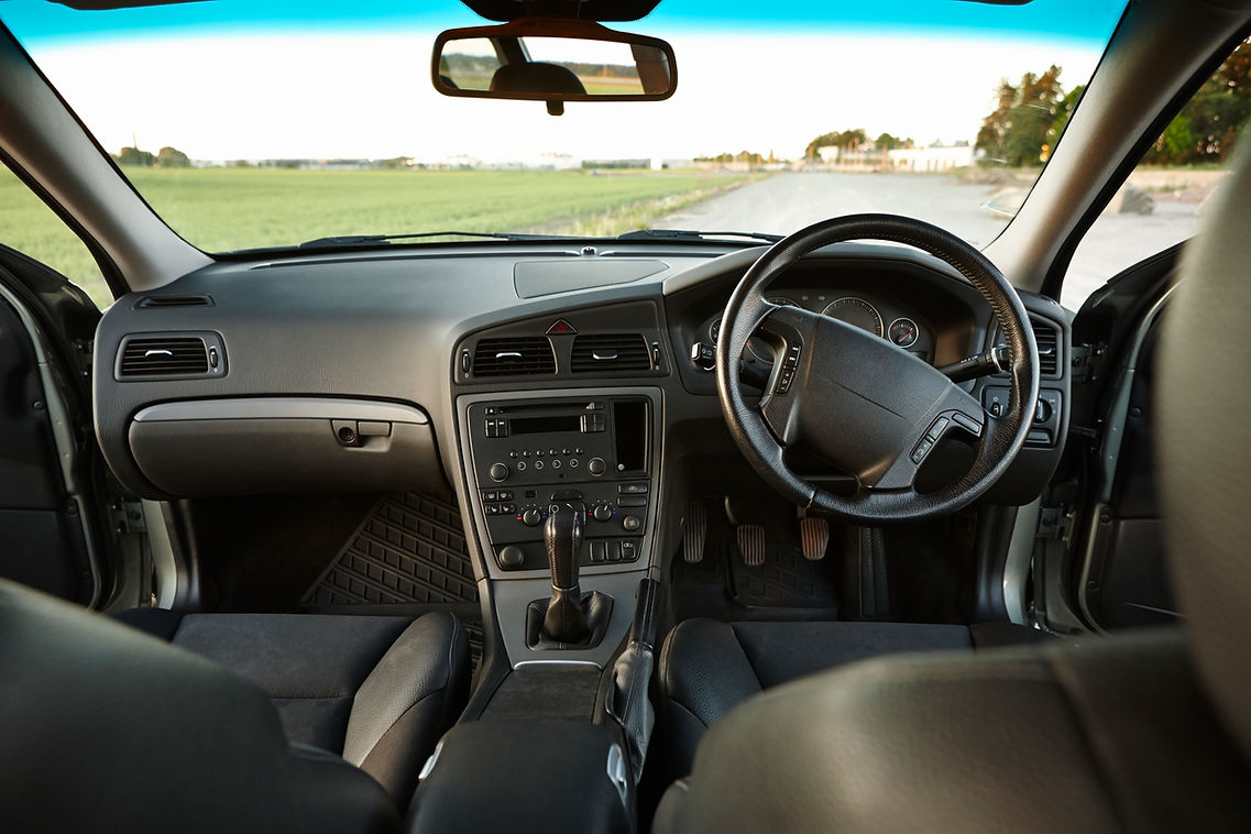 View of car interior