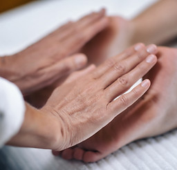 Hands Over Feet
