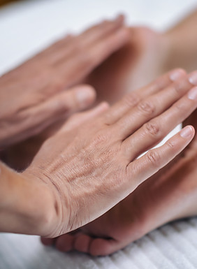 Hands Over Feet