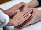 Hands Over Feet